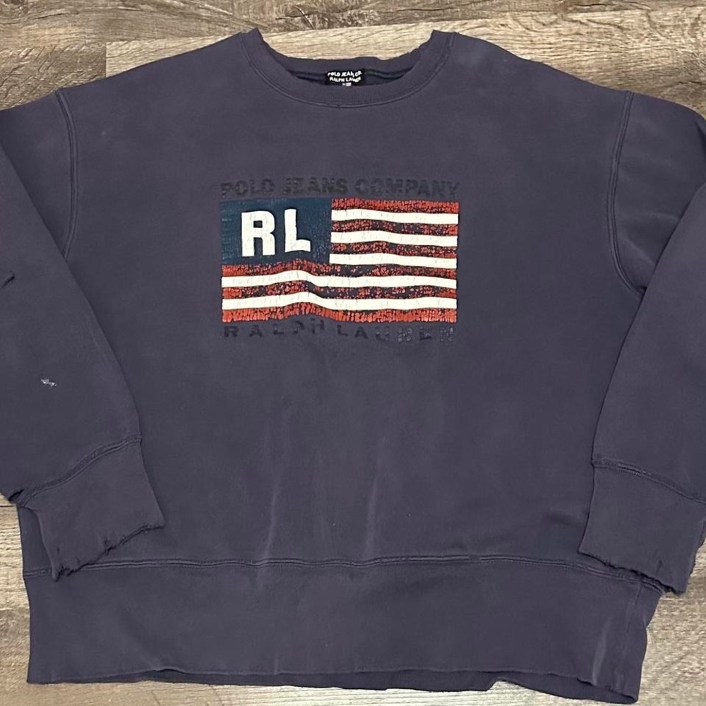 vintage ralph lauren crew neck sweatshirt‎